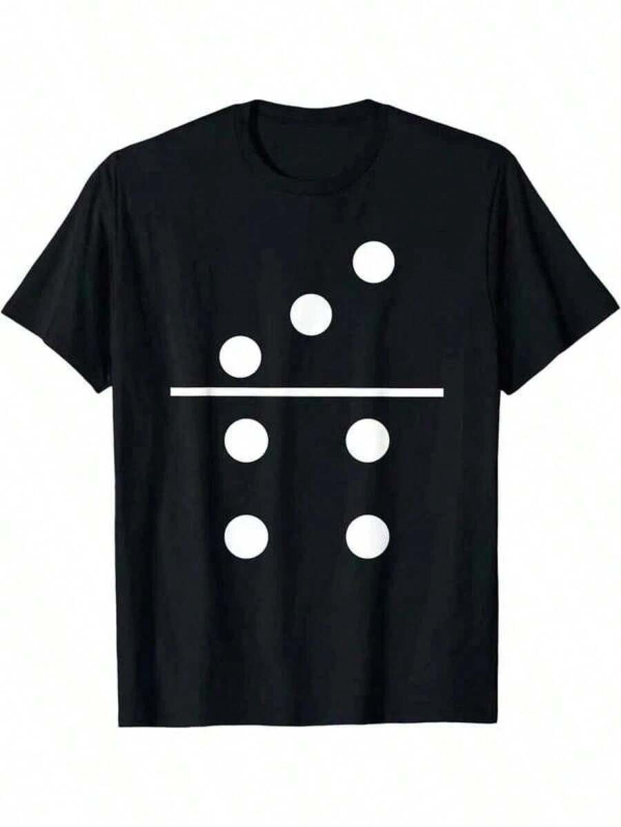 1 pieza Camiseta de manga corta de cuello redondo holgada unisex de 180g, 100% algodón puro transpirable y suave, estilo Y2K Bababask con estampado gráfico moderno, ideal para mujer y hombre, perfecta para uso diario, festivales, conciertos y todas las estaciones - Negro - Ver 1