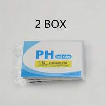 Tiras de prueba de pH 1-14, papel de prueba de calidad del agua para acuario doméstico, piscina, agua al aire libre y prueba de suelo - Multicolor - Ver 5