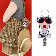 1pc New Colorful Soft Doll Shaped Multi-Function Hat Storage Organizer, Slouchy Hat Leash Anti-Lost Accessory - Multicolor - View 15