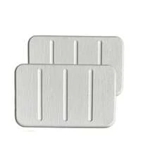 2pcs/1pc Silicone Soap Dish, Quick Drying Soap Saver, Bathroom Accessory, Compact Self-Drying Soap Container - 8*13cm - View 9