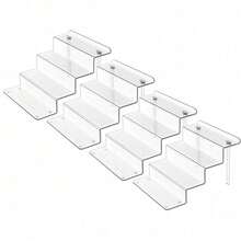 Giá trưng bày acrylic 4 tầng, thích hợp để trưng bày mô hình nhân vật, đồ sưu tầm, bánh ngọt, đồ chơi, trang sức, tượng nhỏ, mỹ phẩm, giá trưng bày trong suốt bền chắc. - Nhiều màu - Xem 10