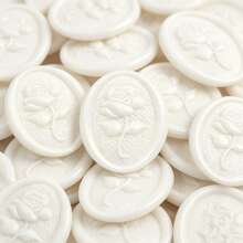 30pcs/100pcs Wax Seal Stickers, Wedding Invitation Envelope Sealing Stickers, Self-Adhesive Envelope Seals, Suitable For Weddings, Invitations, Envelopes, Gift Packaging, Christmas - Sets - View 1