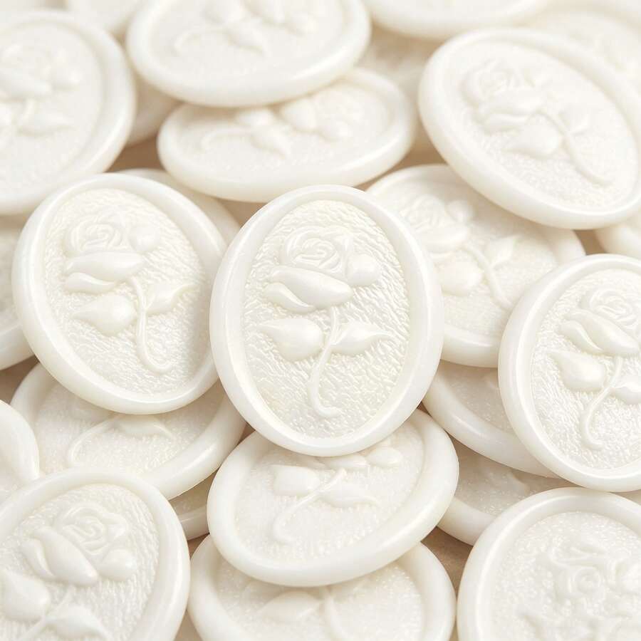 30pcs/100pcs Wax Seal Stickers, Wedding Invitation Envelope Sealing Stickers, Self-Adhesive Envelope Seals, Suitable For Weddings, Invitations, Envelopes, Gift Packaging, Christmas - Sets - View 1