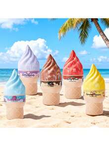 1pc 100ml Cute Ice Cream Scented Spray, Long-Lasting, Large Capacity Air Freshener, With Multiple Sweet And Rich Fragrances: Cherry, Ice Cream, Chocolate, Cream, Cookie And Candy, Suitable For Indoor And Outdoor, Bathroom, Date, Party, Holiday Use, Both Deodorizing And Fragrance Enhancing, Excellent Gift Choice - Other - View 2