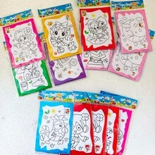 5/10/20/30/50/100片兒童DIY美術用品，著色紙、繪圖紙、手工彩色紙，幼兒園教室繪畫套裝，加厚水彩紙，學生教室美術耗材 - 彩色 - 查看 9