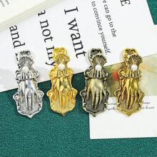 Clipe de Livro com Formato de Mão de Metal Vintage, Clipe de Marcador de Página Decorado com Pérolas, Suporte de Página 3D Estéreo, Marcador de Página 3D, Clipe de Decoração de Diário, Acessórios de Diário de Viagem, Clipe de Documento e Conta, Clipe de Marcador de Página de Papelaria de Escritório - Tamanho único. - Visão 13