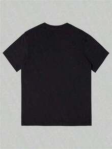 Playeras De Mujer Algodon Playeras De Mujer AlgodonCamiseta De AlgodóN Negro Con PatróN Occidental De Mezclilla - Letras Desgastadas Con Estampado De Sombrero Y PañUelo De Mezclilla, Camisa Casual De Verano Transpirable Adecuada Para Fiestas De CumpleañOs De Mezclilla Y Entusiastas De La Mezclilla, Camisetas GráFicas, Camisas De Hombre, Ropa De Calle, Camisa Blanca, Camisa Negra, Suelta Y CóModa - Negro - Ver 4