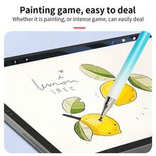 2-In-1 Macaron Touch Stylus Pen, Universal For Smartphone & Tablet, Capacitive Pen For Editing & Drawing, Gradient Color - Multicolor - View 7