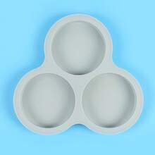 1pc Silicone Air Fryer Egg Pan, Reusable Egg Mold, Non-Stick Air Fryer Baking Tray, 3/4 Cavity Pancake Mold, Suitable For Sandwich, Burger Baking, Air Fryer Accessories - Multicolor - View 12