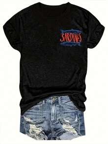 Women T-Shirts - Black - View 1