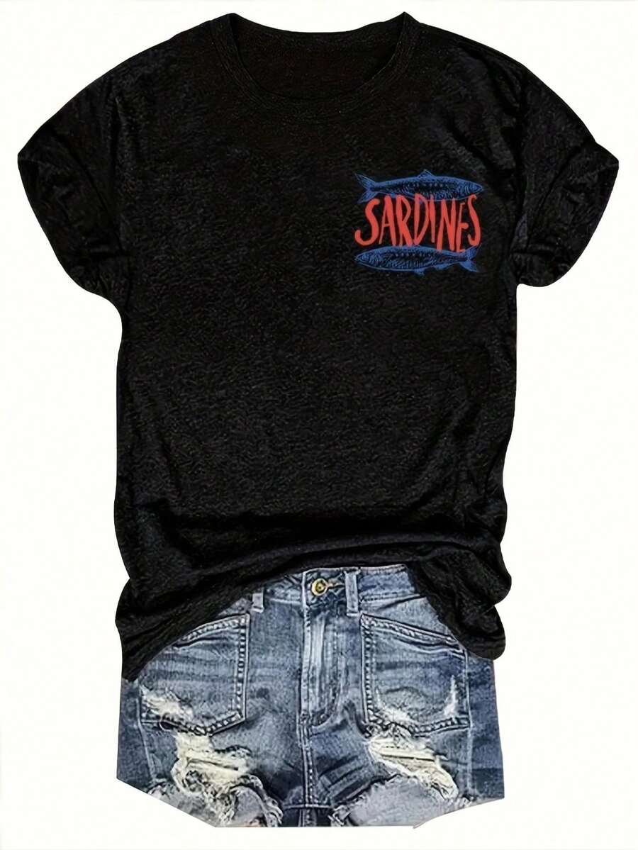 Women T-Shirts - Black - View 1