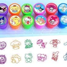 Bộ 12 con dấu chủ đề Sanrio, con dấu hoạt hình. - 12 chiếc - Xem 1