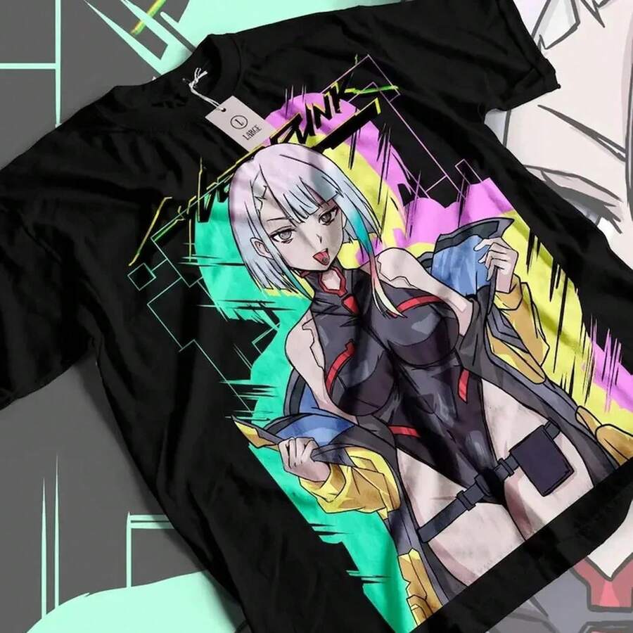 Camiseta unisex Fire Style Streetwear, 100% algodón. 220 g de algodón puro, manga corta, tejido grueso, resistente a las arrugas y que no se deforma fácilmente. Estilo sencillo y versátil, ligero y transpirable, perfecto para ir al trabajo, viajar, acampar, ir de compras y para el tiempo libre. - Negro - Ver 1