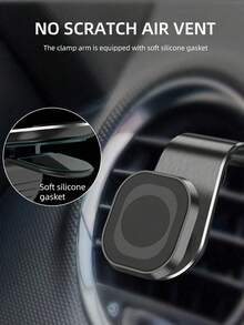 Innovative Magnetic Car Phone Holder, 7L-Type Strong Magnet Air Vent Mount, Magnetic Air Vent Phone Holder With Gravity Sensing Adsorption Design. Suitable For GPS Navigation Smartphones, Compatible With IPhone And Other Mobile Devices. - Magnetic Type - View 4