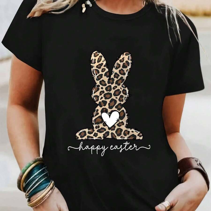 Camiseta Mujer Cuello Redondo Manga Corta Candy Candy Anime Retro Casual - Negro - Ver 1