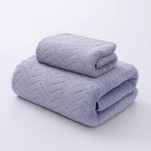 Ultra-Soft Coral Fleece Bathroom Towel Set, Super Absorbent, Non-Shedding, Quick-Drying And Lightweight, Ideal For Bathroom, Hotel, Spa - Multicolor - View 25