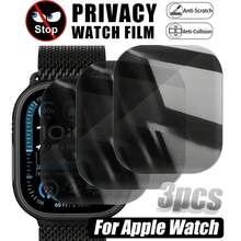 3片装 - 适用于 Series 4/5/6 SE 44mm/4/5/6 SE 40mm、Series 1/2/3 38mm 和 Series 1/2/3 42mm。隐私屏幕保护膜 - 采用柔软的薄膜材料，作为物理隔离层，降低灰尘和细小颗粒直接接触手表镜片的风险。适用于办公室、图书馆、日常社交等多种场景。 - 黑色 - 查看 12