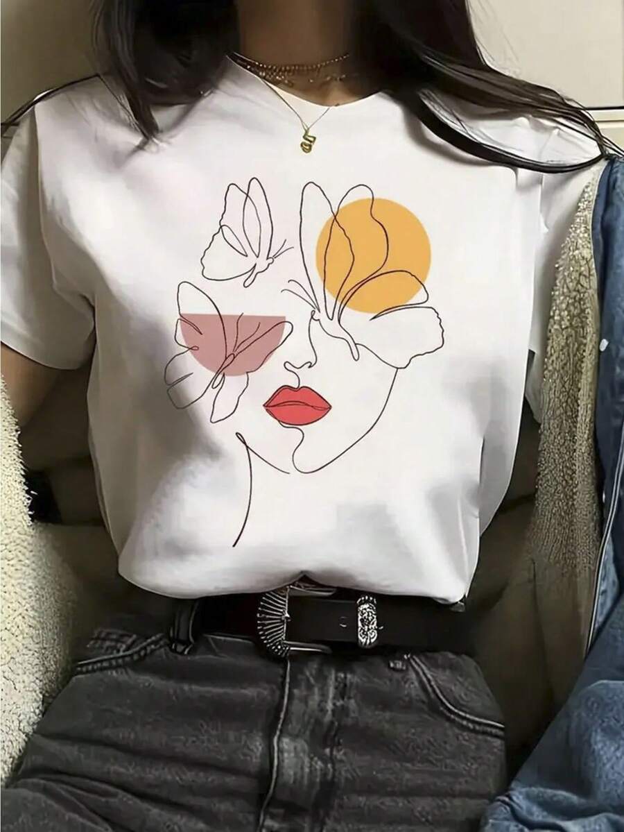 Women T-Shirts - White - View 1