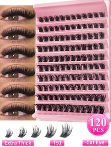 120/120/120/110 cặp mi giả D Curl tự làm, 80 cặp mi giả D, mi nối D Curl 0.07mm hỗn hợp tự nhiên, mi giả siêu dày và dài, mi đơn xoăn, mi mỏng và dài, mi dài và có vẻ ngoài giống hoạt hình, phù hợp cho người mới bắt đầu tại nhà. 120 cặp mi giả siêu dày, 120 cặp mi giả dung lượng lớn, mi giả, mi riêng lẻ, mi, mi giả. - Xem 4