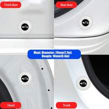 4pcs Car Door Shock Absorbing Pad, Luminous Car Door Buffers, Universal Car Anti-Scratch Anti-Collision Modification Parts - Car Shock Absorber - View 6