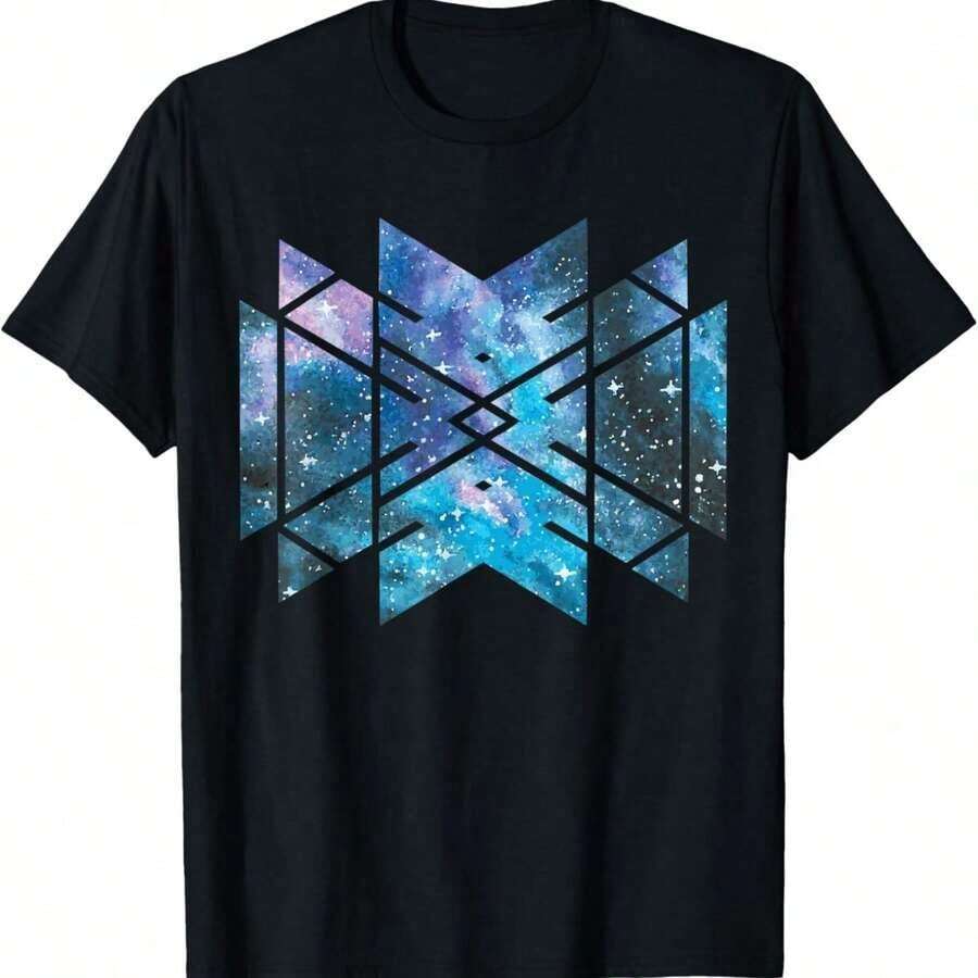 Short-Sleeved T-Shirt By Pusuraito, 100% Cotton - Black 8 - View 1