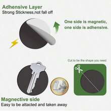 Evemodel 100pcs Miniature Magnetic Self-Adhensive 25mm Round Bases For Wargames - A - View 2