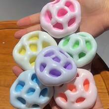 1 món đồ chơi bóp mềm thủ công, chất liệu mochi đàn hồi chậm, giúp giảm căng thẳng, đồ chơi bóp trị liệu, bóng giảm căng thẳng có thể nặn không đàn hồi, phụ kiện bàn làm việc giảm căng thẳng với kết cấu mochi dính, vật dụng giúp giảm áp lực và chữa lành. - Nhiều kiểu dáng - Xem 9