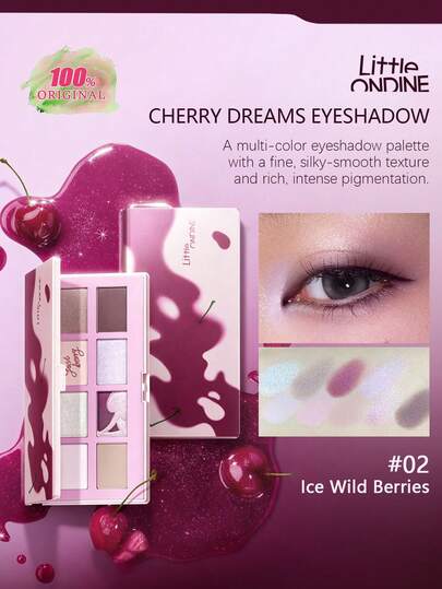 Little Ondine 2026新款多色双层花朵耳环一对，欧美个性简约优雅女士耳环