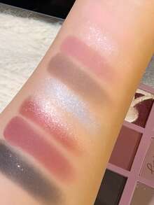 Little Ondine Paleta de Sombras de Ojos Dropped Red Berry 01, Paleta de Color Facial Multitextura Tono Baya, Sombras de Ojos Todo en Uno Mate & Brillo, Fórmula Rica en Esencia de Larga Duración, Color Saturado Suave y Difuminable 24 Horas, Apta para Todos los Tonos de Piel, Resistente a la Decoloración & a las Manchas, Textura Ligera, Crea Maquillaje de Ojos Multidimensional, Apta para Principiantes Uso Diario, Regalo, 8g, 12.5g/0.44oz - 01 - Ver 3