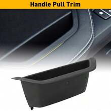 Manija de puerta delantera izquierda, recorte interior negro interior apto para BMW F25 X4 F26 X3 - caja de almacenamiento para puerta - Ver 1