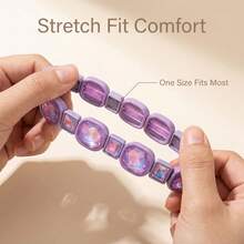 Fashionable Square Handmade Beaded Bracelet, Luxury Exaggerated Casual Elegant Bracelet, Suitable For Women's Date And Daily Wear - Style 1 - View 3