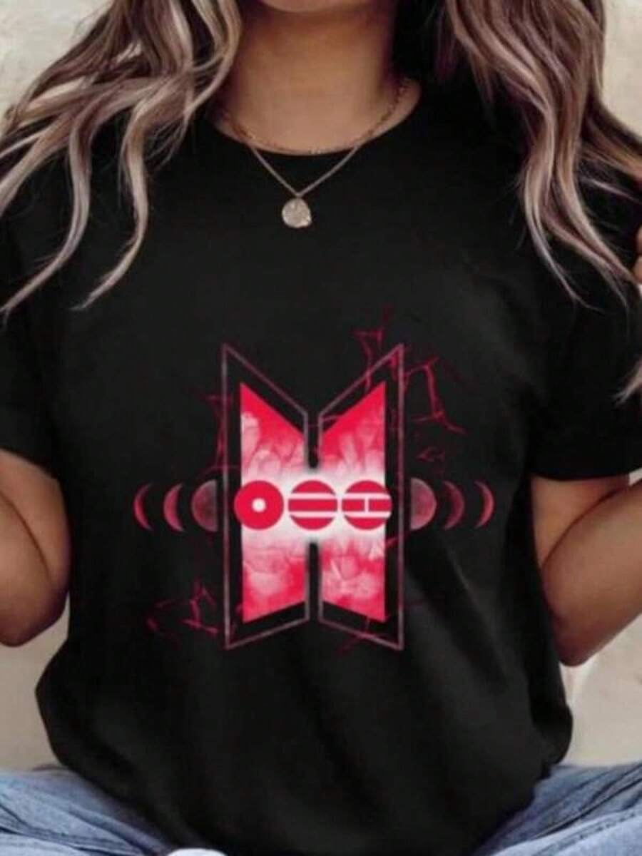 arirang concertStreetwear Style,Camiseta Unisex,Party Outfit,Family Matching,Family Matching,Ideal For Gifts,Vacation Outfit,playeras de hombre,ropa de hombre,playeras de mujer,tops,Basic Staple Pure Cotton Casual Tee, Loose Short Sleeve All Season Wear For Young Female Ladies, Suitable For Street Fashion Daily Life School Time Outdoor Vacation Dating Casual Small Gatheringy2k playeras de hombre algodón camiseta de algodón mujer playeras de niño camisetas playeras de niña tops para adolescentes y6k mujer - Negro - Ver 1