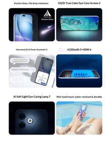 Huawei WIKO Hi Enjoy 80 Pro, yang dilengkapi layar OLED Kunlun Glass 10X tahan jatuh dan ramah mata, adalah ponsel pintar yang kompatibel dengan jaringan 5G penuh dan cocok untuk bermain game, menonton film, bepergian, bisnis, pelajar, dan penggunaan sehari-hari. - Beraneka warna - View 2