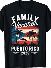Cruze Familiar 2026, Viaje de Vacaciones a Puerto Rico, Camisetas Familiares a Juego - Blanco - Ver 6
