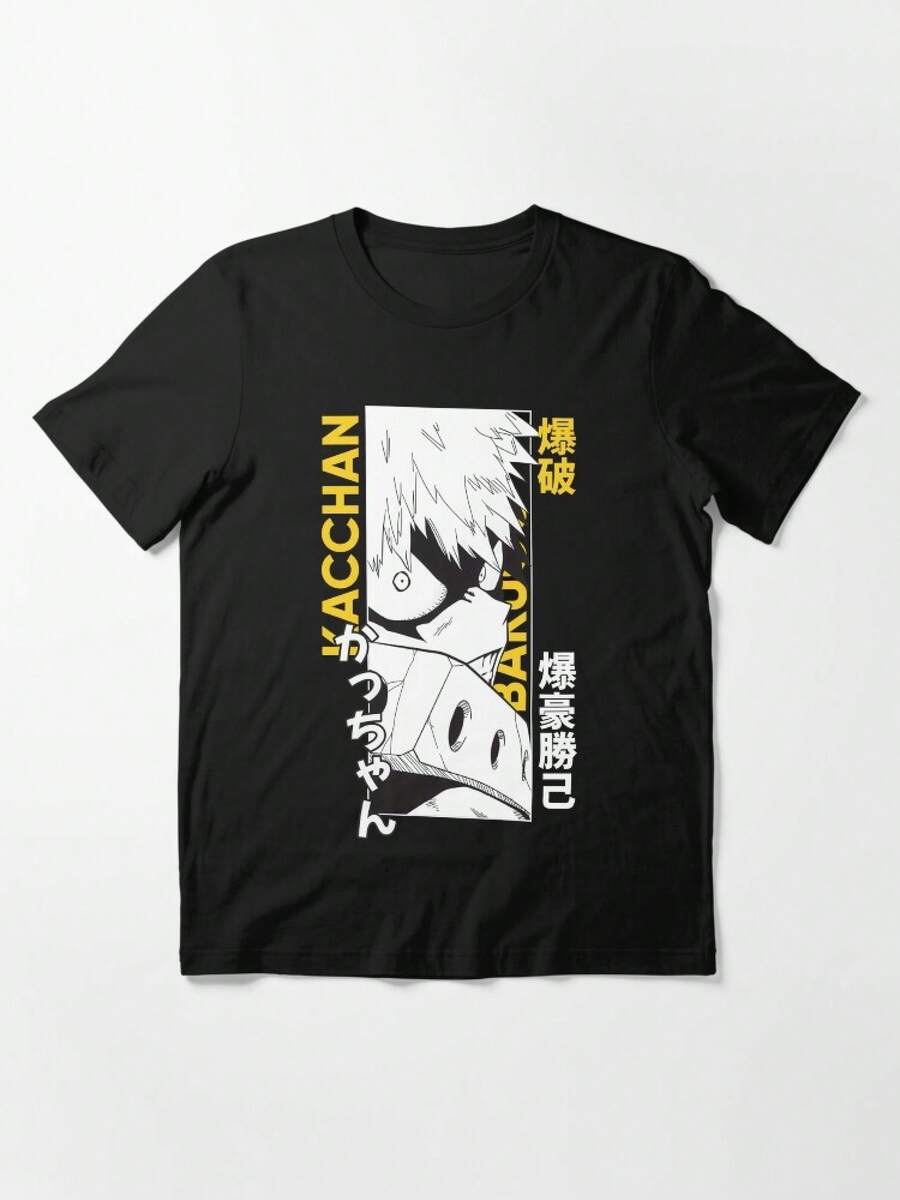 Camiseta Casual Estampada Única para Amantes del Anime Japonés, Camiseta Esencial de Los Héroes de Temperamento Explosivo, Camiseta Casual Estampada de Moda para Hombre Aca. Camiseta Gráfica Demias My Heros Todoroki para Hombres y Adolescentes - Negra con Estampado Colorido de Personajes de Anime, Corte Regular, Manga Corta Casual, Comodidad para Todas las Temporadas, Ropa Casual Duradera para Deportes, Fiestas, Playa y Uso Diario - Prenda de Estilo Unisex, Edición Limitada, Impresión por Transferencia de Calor, Adecuada para Graduaciones, Bailes de Graduación, Camiseta para Hombres, Camiseta Gráfica Negra para Hombres - Regalo Perfecto para Acción de Gracias, Navidad y Año Nuevo - Negro - Ver 1