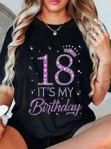 Women T-Shirts - Black - View 8