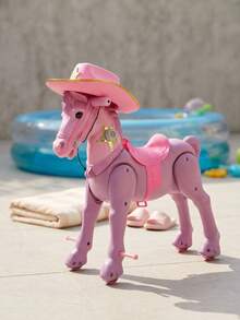Baby Ride-On Stick Horses - Pink - View 2