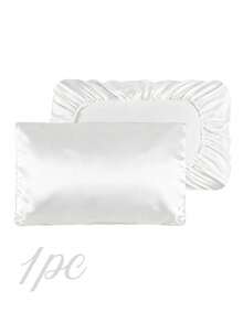1 cái/2 cái Vỏ gối satin, Vỏ gối lụa có dây thun co giãn dùng khi đi du lịch, Vỏ gối lụa satin mềm mại, Bảo vệ tóc và da, Kích thước tiêu chuẩn/Lớn, Phù hợp với nhiều loại gối, Quà tặng cho nữ, Quà tặng lễ hội, Quà tặng cá nhân hóa, Quà tốt nghiệp, Quà tặng - Nhiều màu - Xem 18