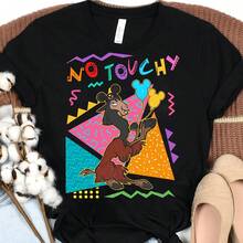 Vintage 90S Kuzco Llama No Touchy   The Emperor'S New Groove T-  D-Isney Birthday Matching - Negro - Ver 1