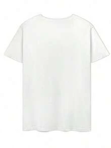 Camiseta de vaquero blanca con estampado de botas y sombrero de vaquero, texto "Let's Go Girls", estilo occidental para outfits casuales - Blanco - Ver 2