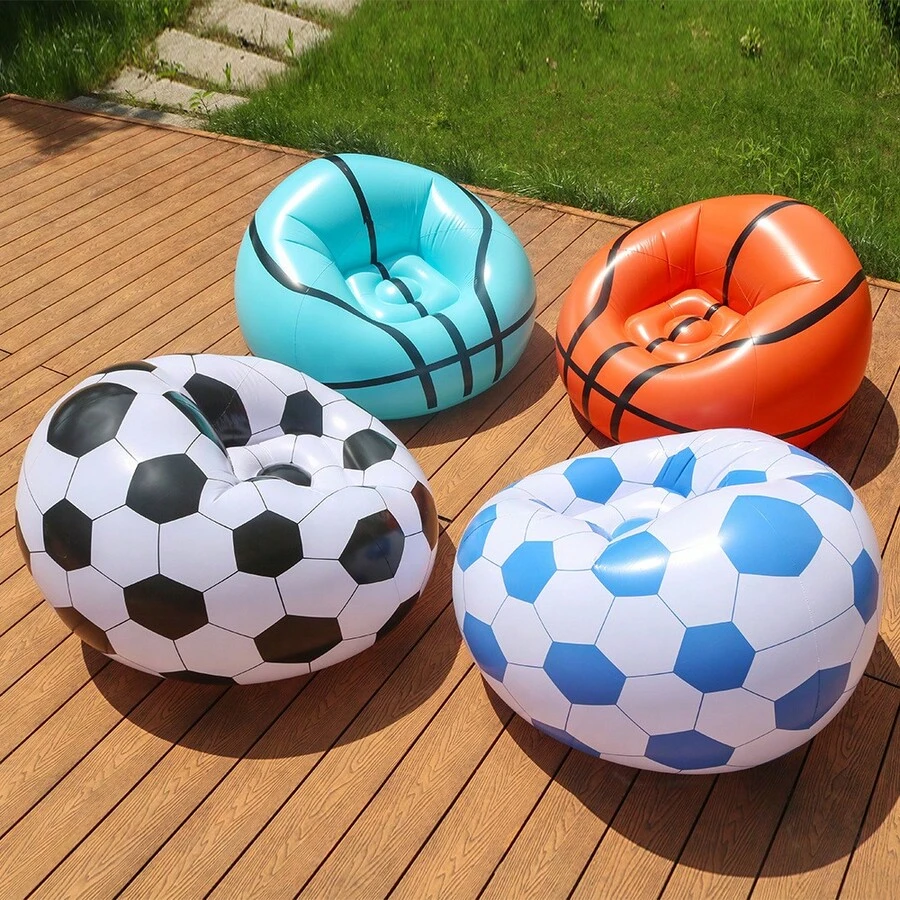 1 chiếc ghế sofa hình cầu bơm hơi, ghế lười tròn đơn, có thể gấp gọn và cất giữ. - Nhiều màu - Xem 1