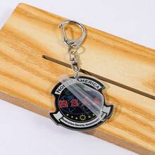 RE Biohazard Series Acrylic Keychain - Umbrella Company/North America BSAA Logo/Star Police Department Badge, Cool And Compact Pendant Decoration, Backpack Wallet, Car Key Metal Keychain Accessories, Gift For Friends. - Multicolor - View 3