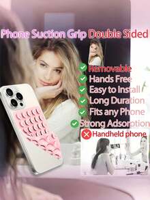Silicone Suction Cup Phone Holder, Octobuddy Brand Adhesive Phone Holder, A Must-Have Product For Returning To School, Suitable For Halloween, Christmas And Other Holidays, And Can Be Given As A Gift. - Multicolor - View 8