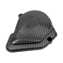 Motorcycle Engine Case Guard Cover Gearbox Cover Carbon Fiber Pattern Replacement For Talaria Sting MX3 MX4 MX5 E-Bike Enduro Motocross Tuning Part - A - View 9
