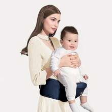 rooya baby 1 Pieza Portabebés Multifuncional Con Soporte De Cintura Y Caderas, Ligero, Cuatro Estaciones, Herramienta De Enfermería Ergonómica Fácil Y Equipo De Viaje Para Bebés, Adecuado Para Uso Diario (azul Marino) - Azul Marino - Ver 12