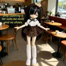17cm BJD 新服裝，精緻可愛時尚美觀 BJD 衣裝套裝，可更換配件，新年/聖誕/生日禮物（僅含服裝，不含娃娃與鞋子） - 彩色 - 查看 18