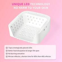 新款手部护理模式智能美甲灯 LED/UV 凝胶固化灯，双光源大功率美甲烘干机 - 白色 - 查看 11