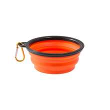 Foldable Portable Silicone Dog Feeding Bowl 2 In 1 Pet Food Dispenser, Outdoor Travel Dog Cat Hanging Bottle Food Water Container - 1L - View 18