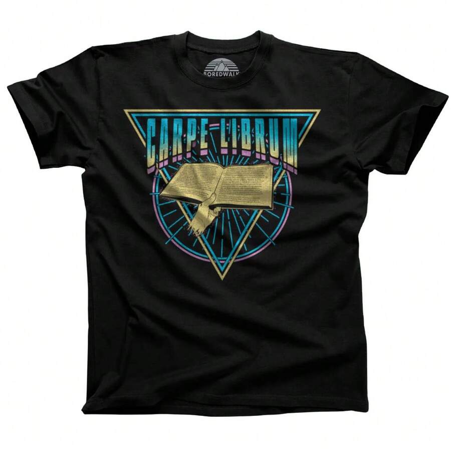 Camiseta Carpe Librum para Hombre - Negro - Ver 1
