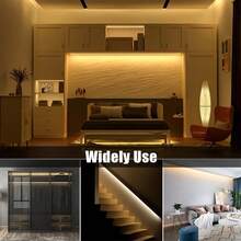 1条1米/2米/3米/4米/5米USB LED灯带，暖白光/白光LED柔光灯条夜灯，适用于电视背光、卧室、厨房、走廊、家居、橱柜、节日装饰LED照明 - 燈帶 - 查看 9